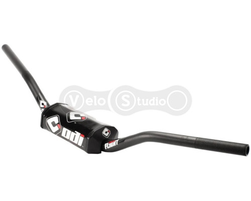 Мото руль ODI MX Handlebars, Podium FLIGHT, 805 мм, подъём 68 мм, KTM OE-626 Black