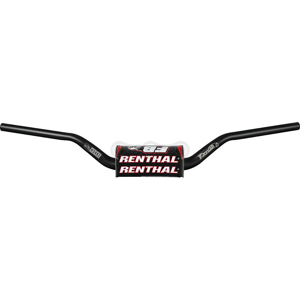 Кермо Renthal Fatbar® D36 Handlebar 807 мм, підйом 51 мм [Black], VILLOPOTO/STEWART