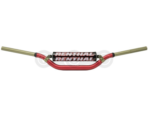 Кермо Renthal Twinwall® Handlebar 804 мм, підйом 64 мм [Red], HONDA / KAWASAKI