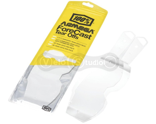Зривки до маски 100% Tear-Offs ARMEGA/ARmatic Forecast - 20 pack, No Size