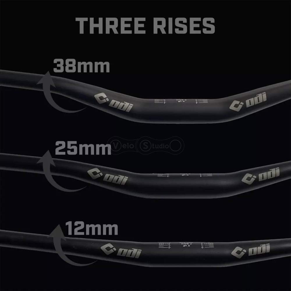 Руль ODI Flight Control Stealth 800mm Bars 12mm Rise Black