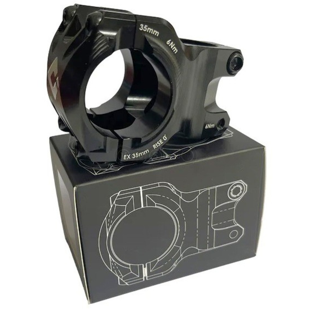 Вынос руля ODI Flight Control Stealth 35mm 0 Rise Black
