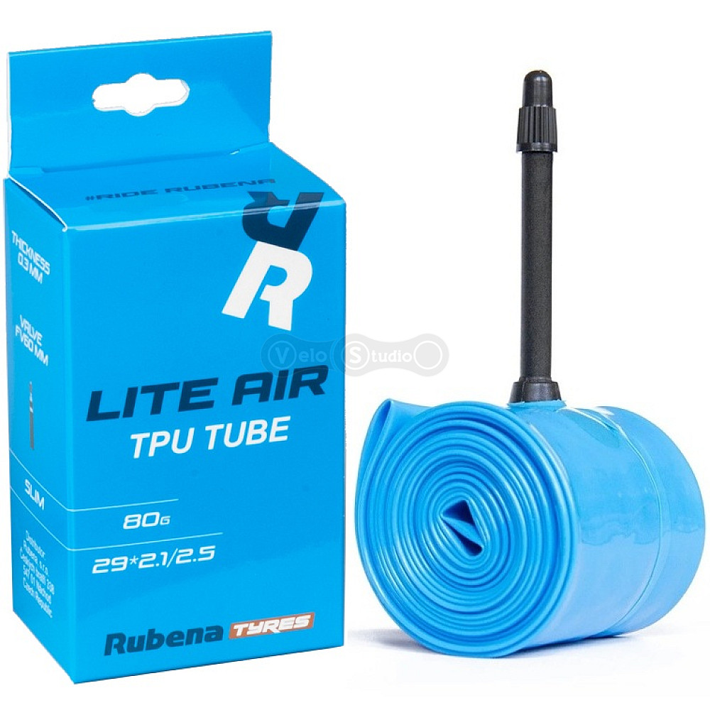Камера Rubena Lite Air TPU 29 x 2.10 – 2,50 (54/64 – 622) FV60 (0,3 мм) 80 г