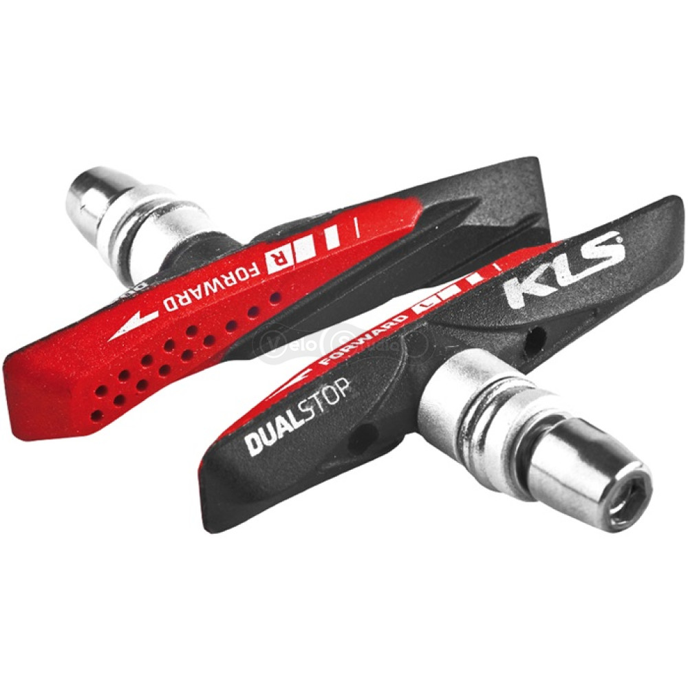 Колодки тормозные KLS Dualstop V-02 для V-Brake пара