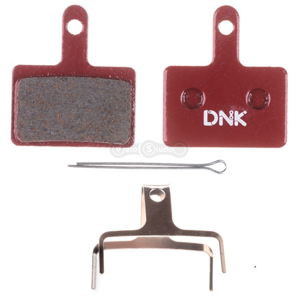 Тормозные колодки DNK B01, полуметалл (для Shimano MT200, Tektro, TRP, Promax)
