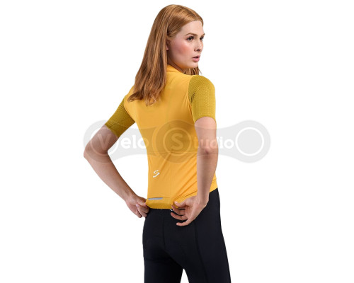 Джерси женское Spiuk Anatomic W короткий рукав охра M