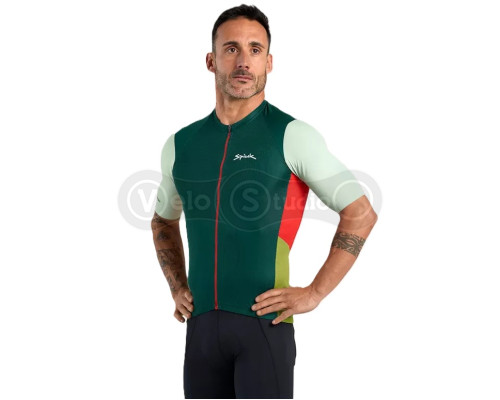 Джерси Spiuk Searchers короткий рукав мужское зеленое XXL