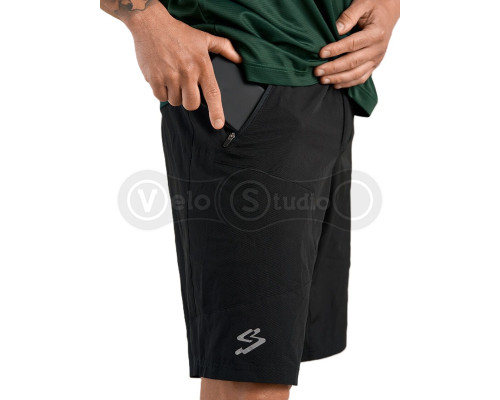Шорти Spiuk All Terrain Short унісекс чорні M