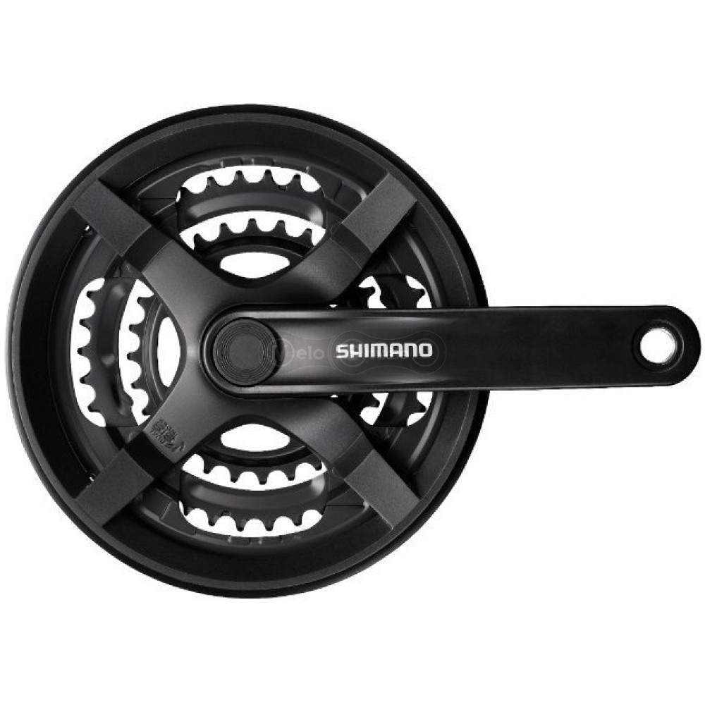Шатуни Shimano FC-TY301, 175мм, 42x34x24, 6/7/8 швидкостей, OEM