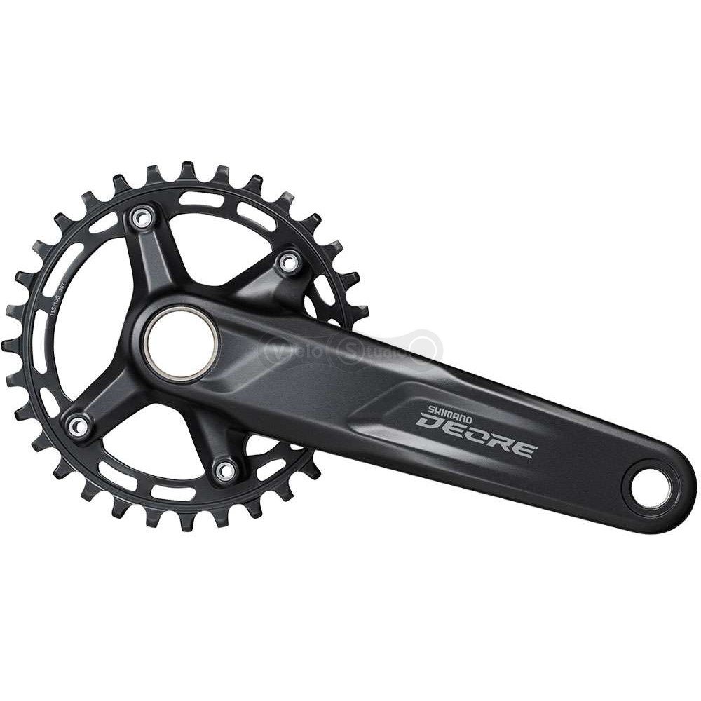 Шатуни Shimano FC-M5100-1 DEORE, вбудована вісь, 170мм 30T 10/11-шв. CL-52мм без каретки