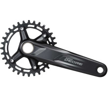 Шатуни Shimano FC-M5100-1 DEORE, вбудована вісь, 170мм 30T 10/11-шв. CL-52мм без каретки