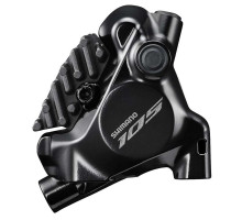 Калипер гидравлического тормоза Shimano BR-R7170-R, 105, FLAT MOUNT задний без адаптера, колодка L05A RESIN PAD(W/FIN)