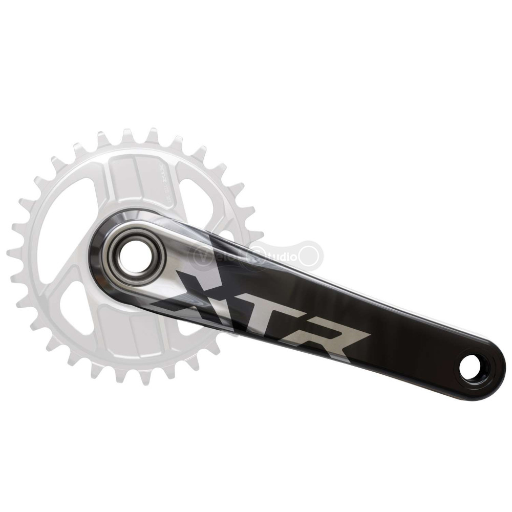 Шатуны Shimano FC-M9200-1 XTR, Hollowtech II 175мм, без звезды, CL-55мм, без каретки