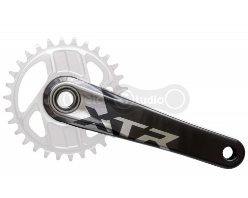 Шатуны Shimano FC-M9200-1 XTR, Hollowtech II 175мм, без звезды, CL-55мм, без каретки