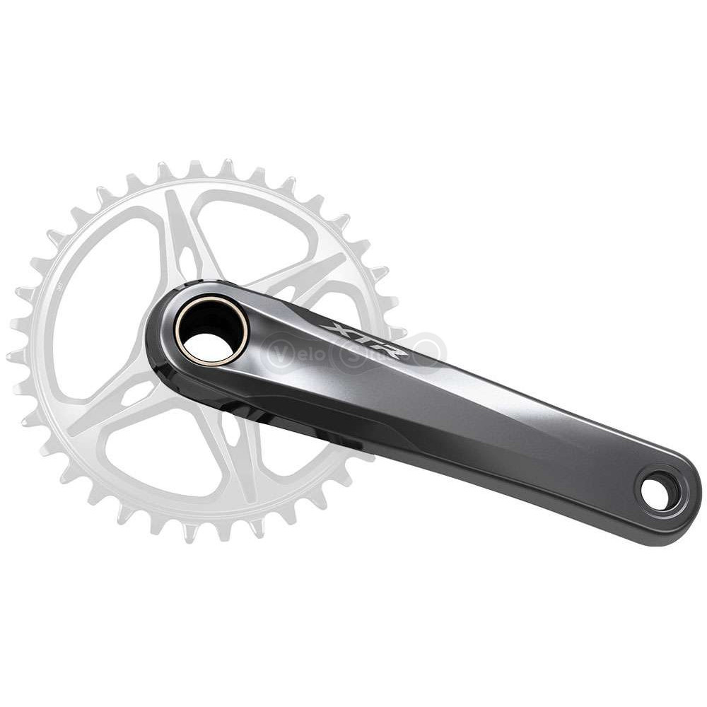 Шатуни Shimano FC-M9100-1 XTR, Hollowtech II 165мм, без зірки, CL-52мм, без каретки