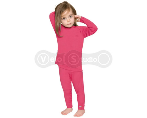 Термофутболка с длинным рукавом ICEBREAKER JN BF 200 Oasis Crewe Junior bloom 14