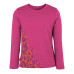 Детская термофутболка с длинным рукавом ICEBREAKER Kids LS Crew Garden magenta/lotus 10