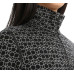 Термофутболка с длинным рукавом ICEBREAKER 250 Vertex LS Half Zip Alpine Geo WOMEN BLACK/SNOW/J S