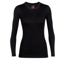Термофутболка с длинным рукавом ICEBREAKER 260 Tech LS Crewe WMN Black S