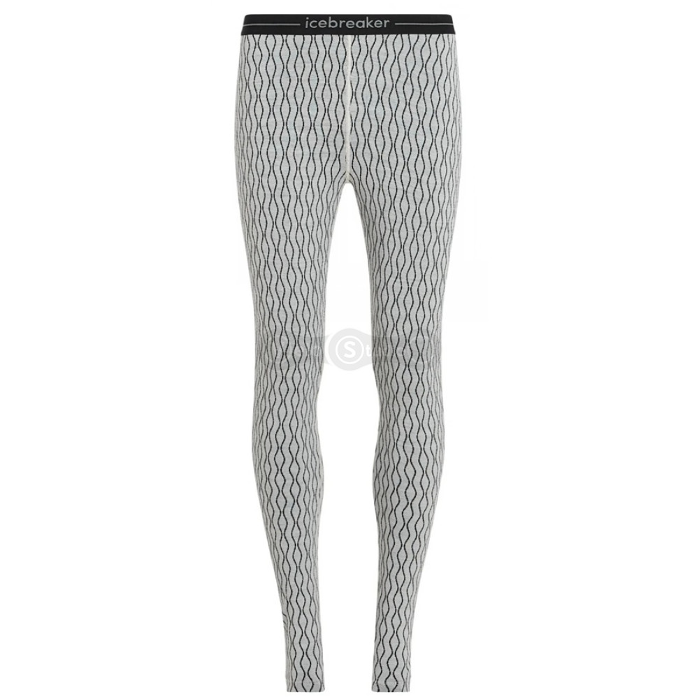 Термоштаны ICEBREAKER W Mer 260 Vertex Leggings On-Piste SNOW/BLACK S