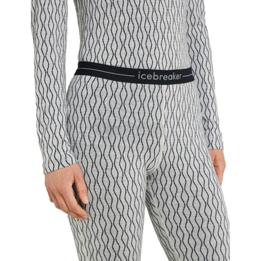 Термоштаны ICEBREAKER W Mer 260 Vertex Leggings On-Piste SNOW/BLACK S
