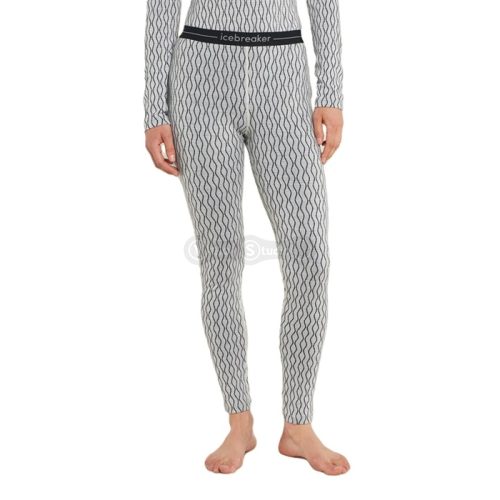 Термоштаны ICEBREAKER W Mer 260 Vertex Leggings On-Piste SNOW/BLACK S