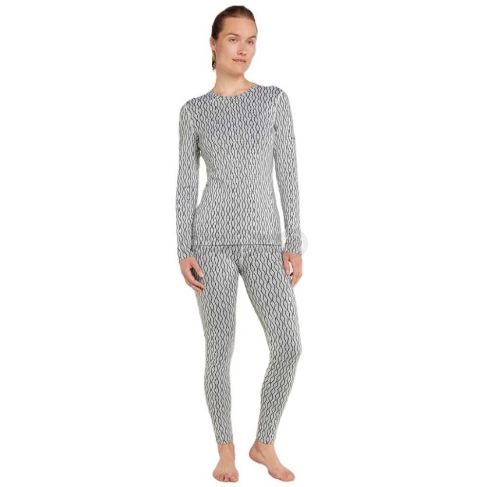 Термоштаны ICEBREAKER W Mer 260 Vertex Leggings On-Piste SNOW/BLACK S