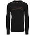 Термофутболка із довгим рукавом ICEBREAKER 200 Oasis LS Crewe Alps 3D MEN BLACK S