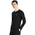 Термофутболка із довгим рукавом ICEBREAKER 200 Oasis LS Crewe Alps 3D MEN BLACK S