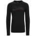 Термофутболка із довгим рукавом ICEBREAKER 200 Oasis LS Crewe Alps 3D MEN BLACK XL