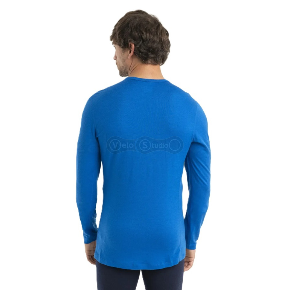 Термофутболка із довгим рукавом ICEBREAKER 200 Oasis LS Crewe Ski MEN LAZURITE M