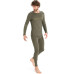 Термофутболка с длинным рукавом ICEBREAKER 200 Oasis LS Crewe Ski Stripes MEN LODEN L