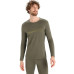 Термофутболка с длинным рукавом ICEBREAKER 200 Oasis LS Crewe Ski Stripes MEN LODEN S