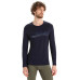 Термофутболка із довгим рукавом ICEBREAKER 200 Oasis LS Crewe Ski Stripes MEN MIDNIGHT M