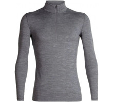 Термофутболка с длинным рукавом ICEBREAKER 200 Oasis LS Half Zip MEN GRITSTONE-013 L