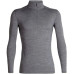 Термофутболка з довгим рукавом ICEBREAKER 200 Oasis LS Half Zip MEN GRITSTONE-013 S
