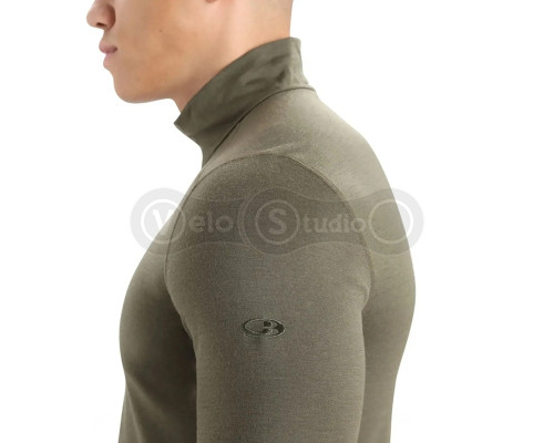 Термофутболка с длинным рукавом ICEBREAKER 200 Oasis LS Half Zip MEN LODEN S