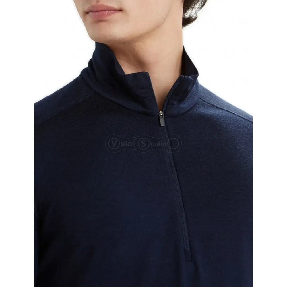 Термофутболка с длинным рукавом ICEBREAKER 200 Oasis LS Half Zip MEN MIDNIGHT M