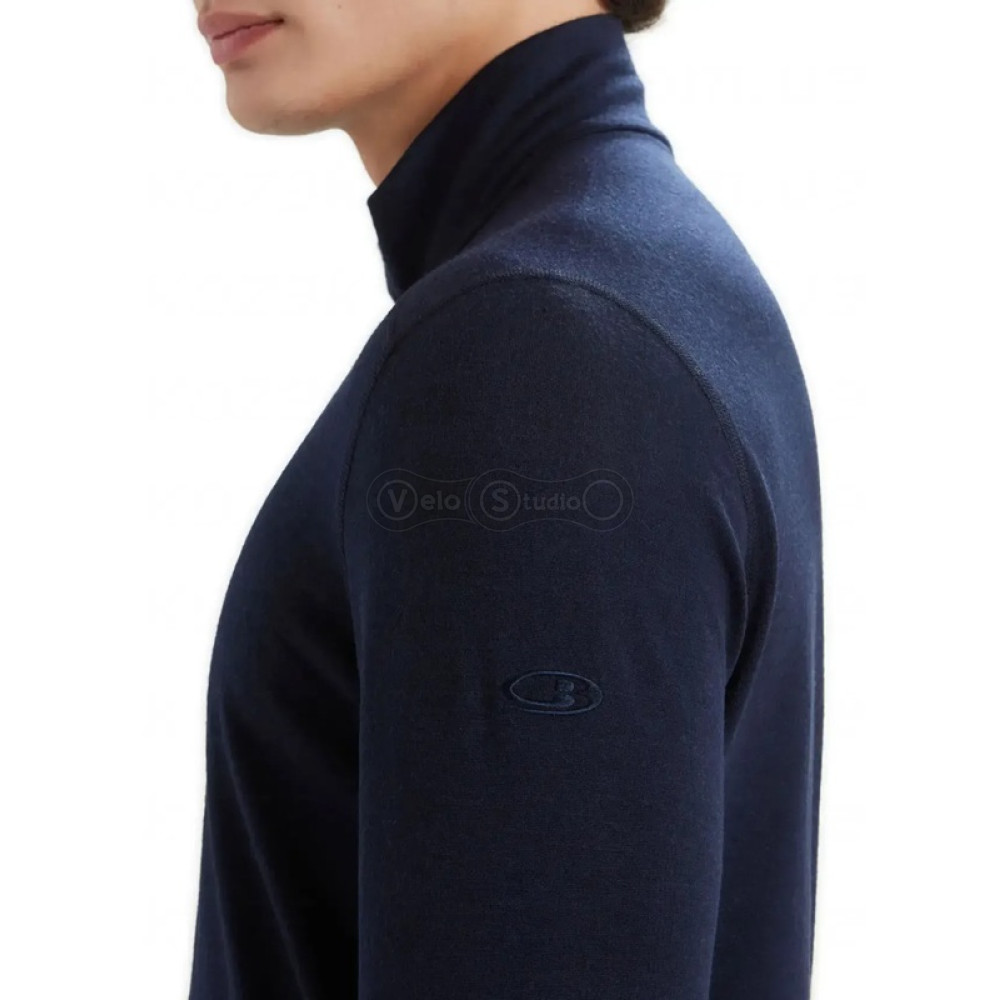 Термофутболка с длинным рукавом ICEBREAKER 200 Oasis LS Half Zip MEN MIDNIGHT M