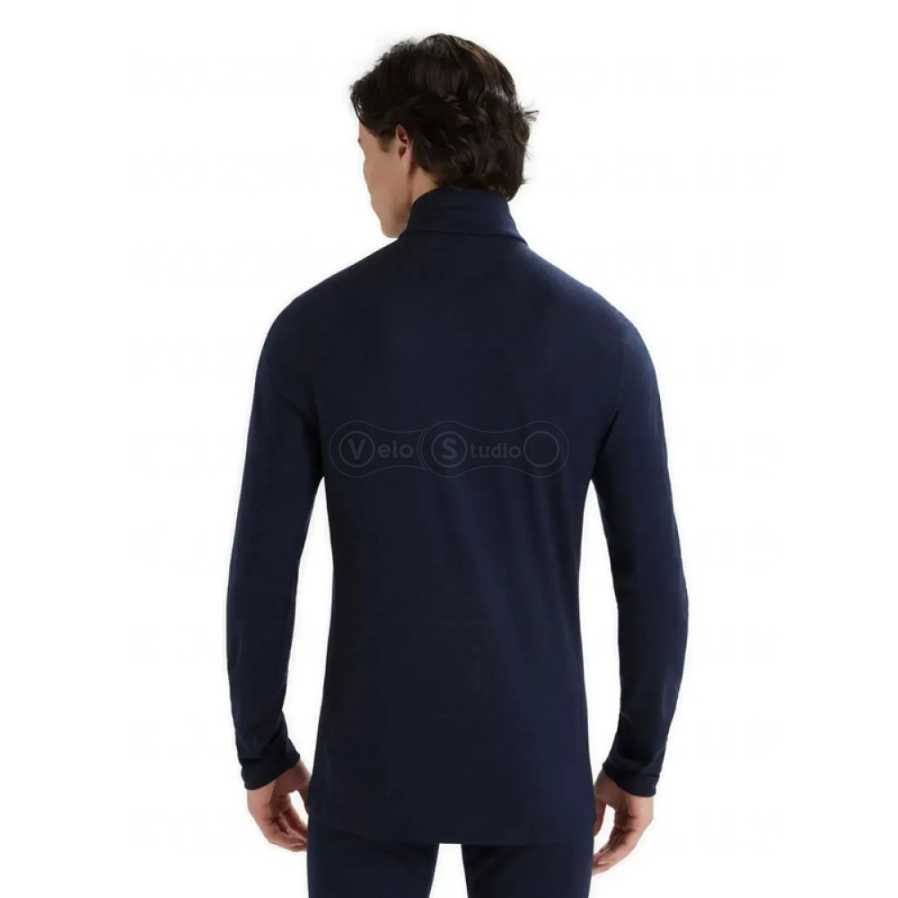 Термофутболка с длинным рукавом ICEBREAKER 200 Oasis LS Half Zip MEN MIDNIGHT M