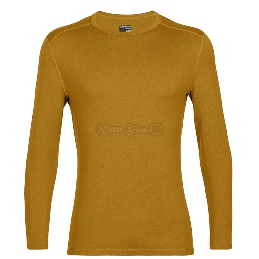 Термофутболка с длинным рукавом ICEBREAKER 260 Tech LS Crewe MEN CLOVE M