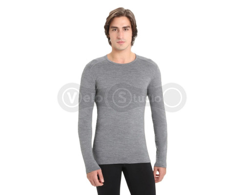Термофутболка с длинным рукавом ICEBREAKER 260 Tech LS Crewe MEN Gritstone HTHR S