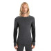 Термофутболка с длинным рукавом ICEBREAKER 260 Zone LS Crewe MEN JET HTHR/BLACK S