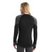 Термофутболка с длинным рукавом ICEBREAKER 260 Zone LS Crewe MEN JET HTHR/BLACK XL