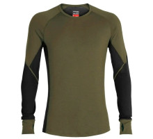 Термофутболка с длинным рукавом ICEBREAKER 260 Zone LS Crewe MEN LODEN/BLACK M