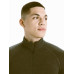 Термофутболка з довгим рукавом ICEBREAKER 260 Zone LS Half Zip MEN LODEN/BLACK XL