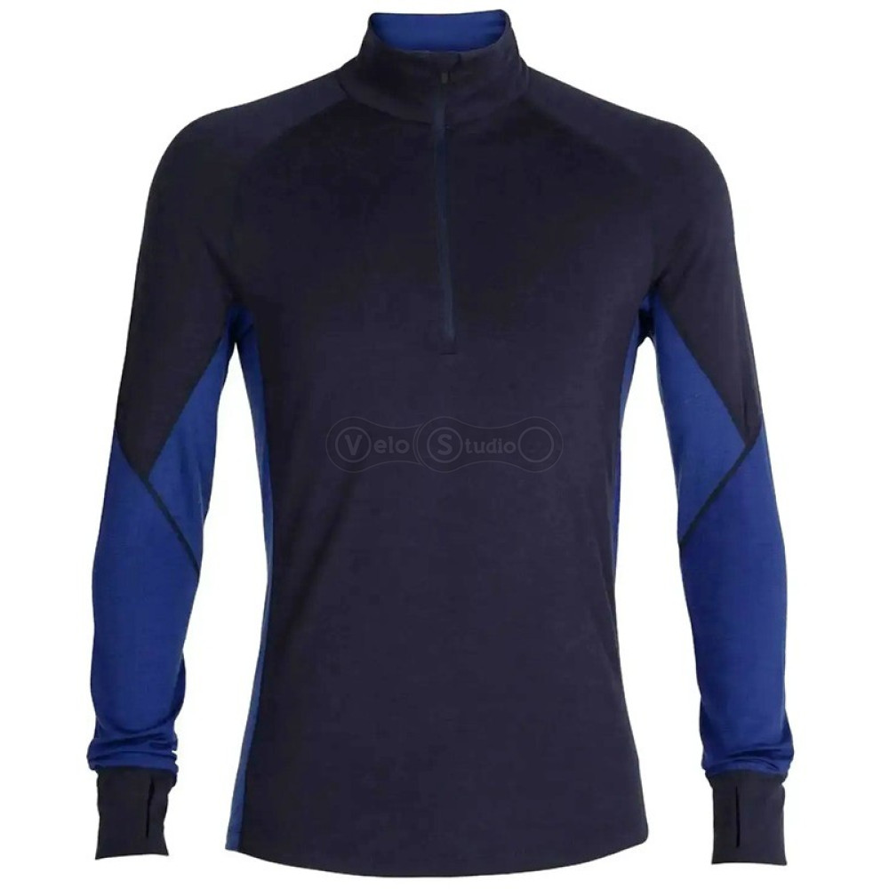 Термофутболка с длинным рукавом ICEBREAKER 260 Zone LS Half Zip MEN MID NVY/RY M