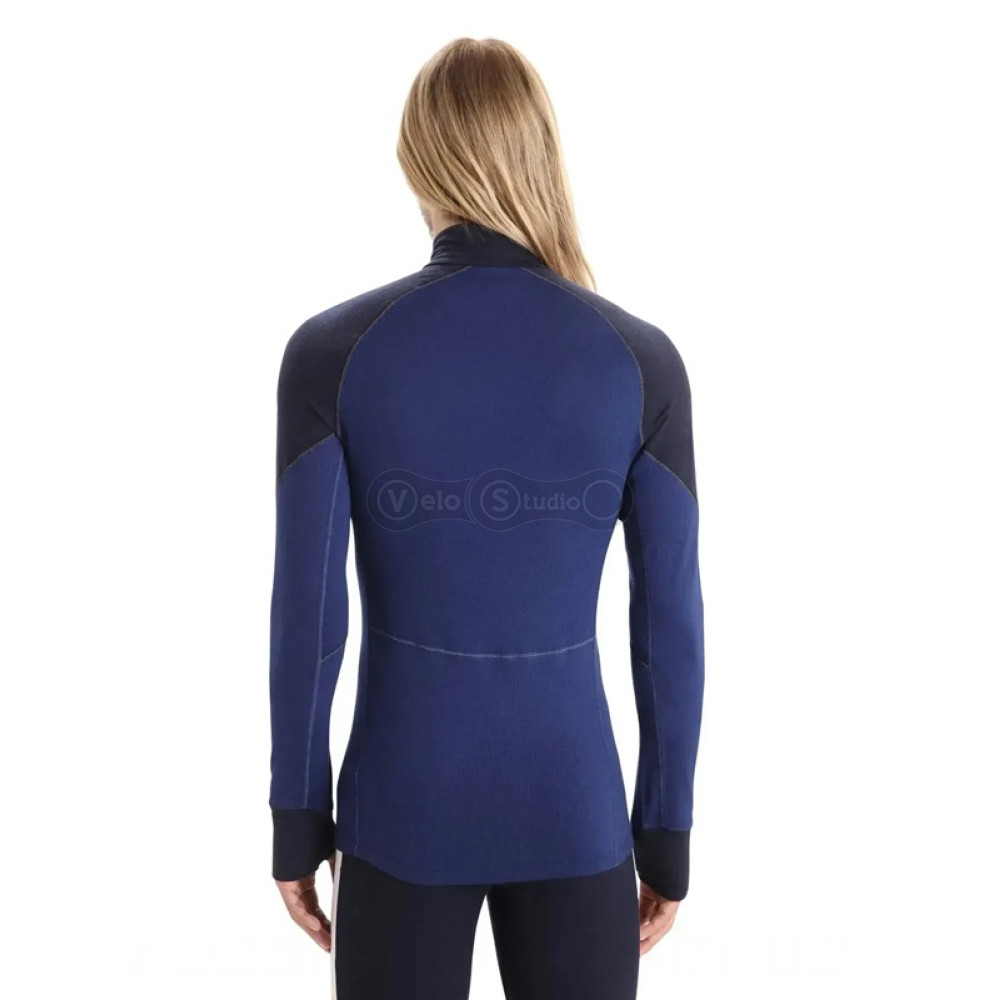Термофутболка с длинным рукавом ICEBREAKER 260 Zone LS Half Zip MEN MID NVY/RY M