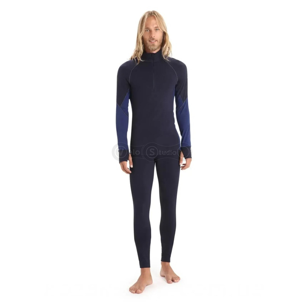Термофутболка с длинным рукавом ICEBREAKER 260 Zone LS Half Zip MEN MID NVY/RY M