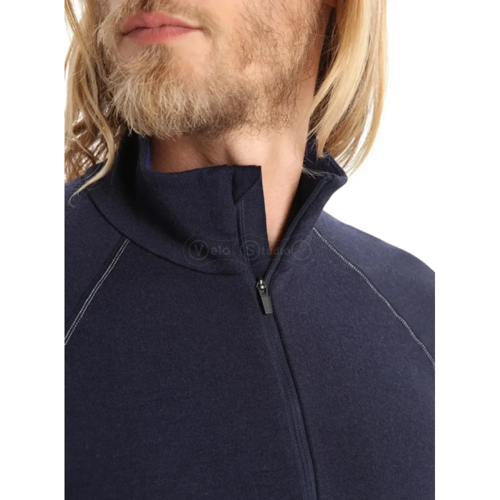 Термофутболка с длинным рукавом ICEBREAKER 260 Zone LS Half Zip MEN MID NVY/RY M